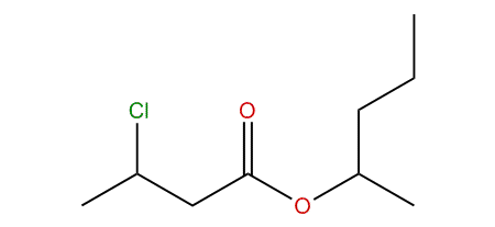 Pentan-2-yl 3-chlorobutanoate